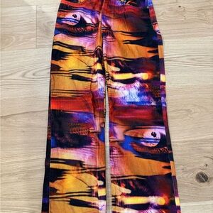 Jaded London Multi-colored Abstract Jeans